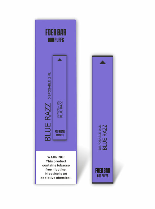 FOER BAR 600 PUFFS-BLUE RAZZ