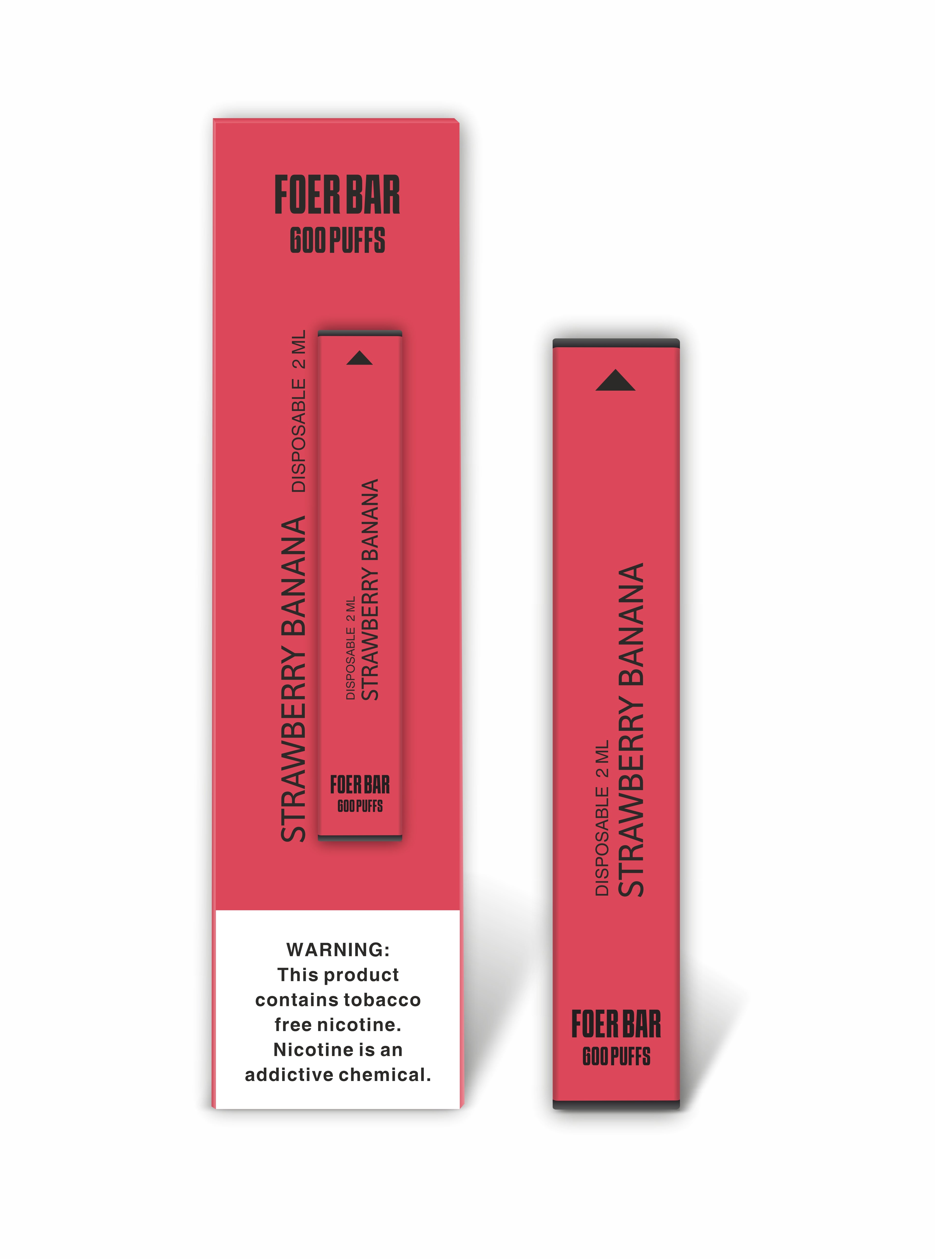 FOER BAR 600 PUFFS-STRAWBERRY BANANA