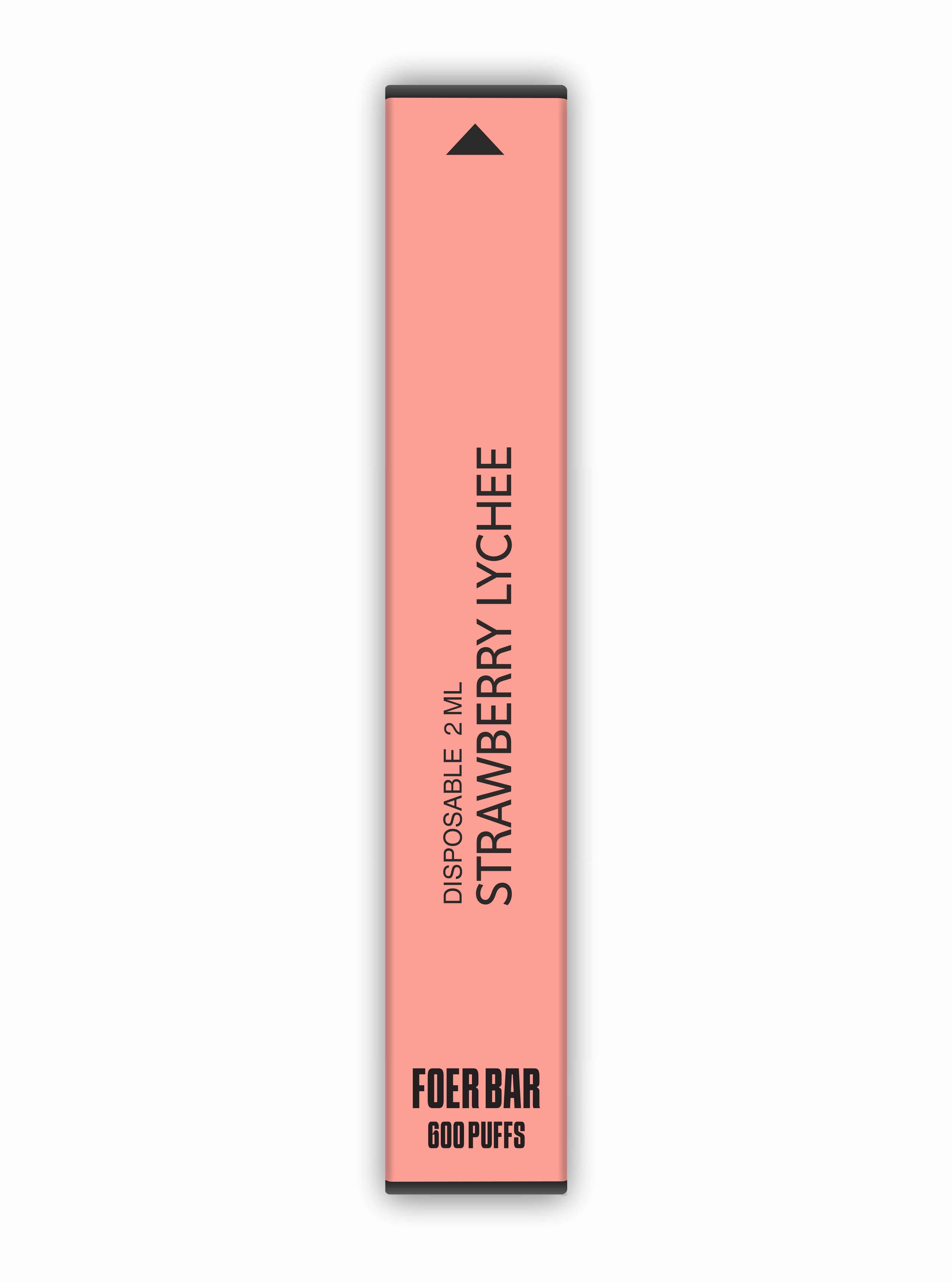 FOER BAR 600 PUFFS-STRAWBERRY LYCHEE
