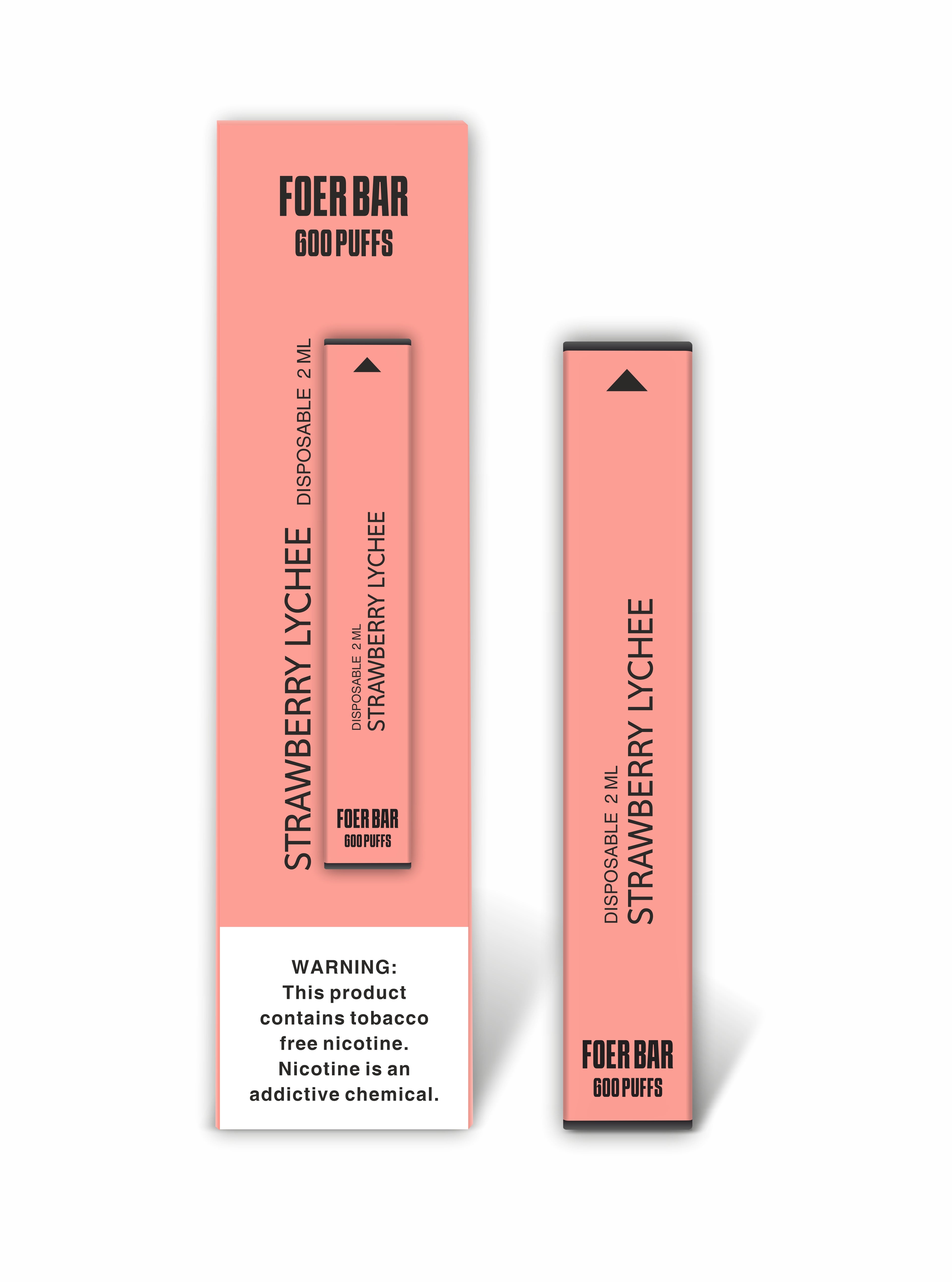 FOER BAR 600 PUFFS-STRAWBERRY LYCHEE
