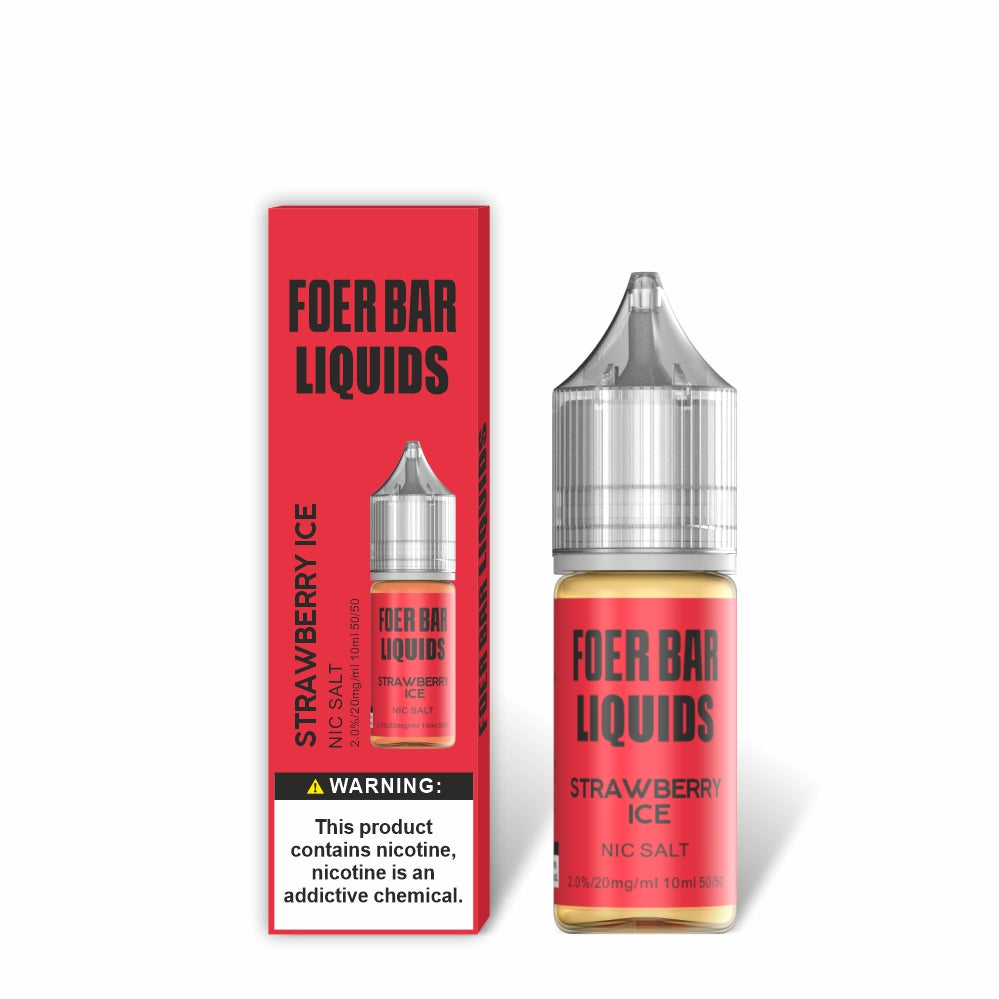 FOER BAR LIQUIDS 10ML - STRAWBERRY ICE