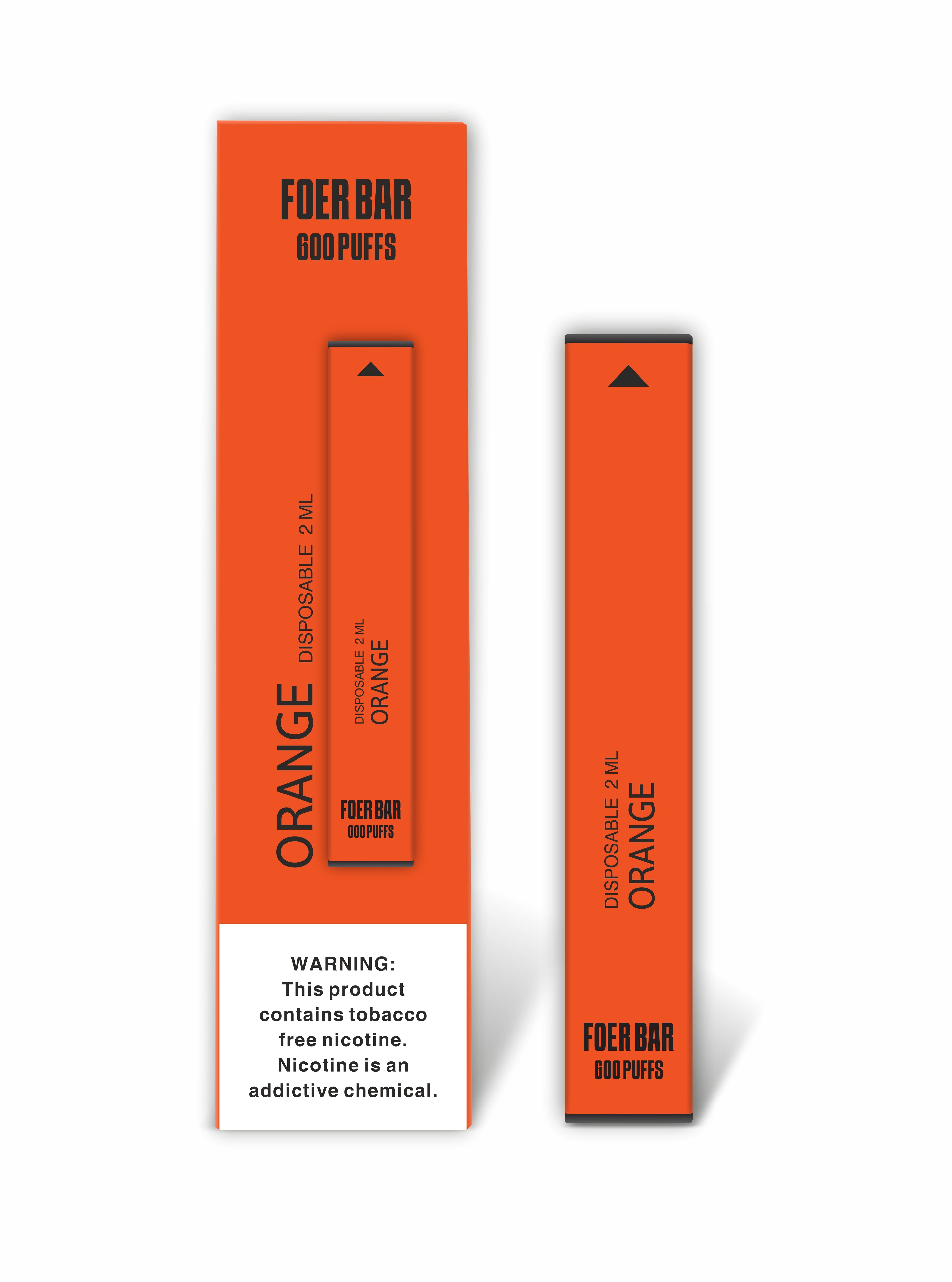 FOER BAR 600 PUFFS-ORANGE