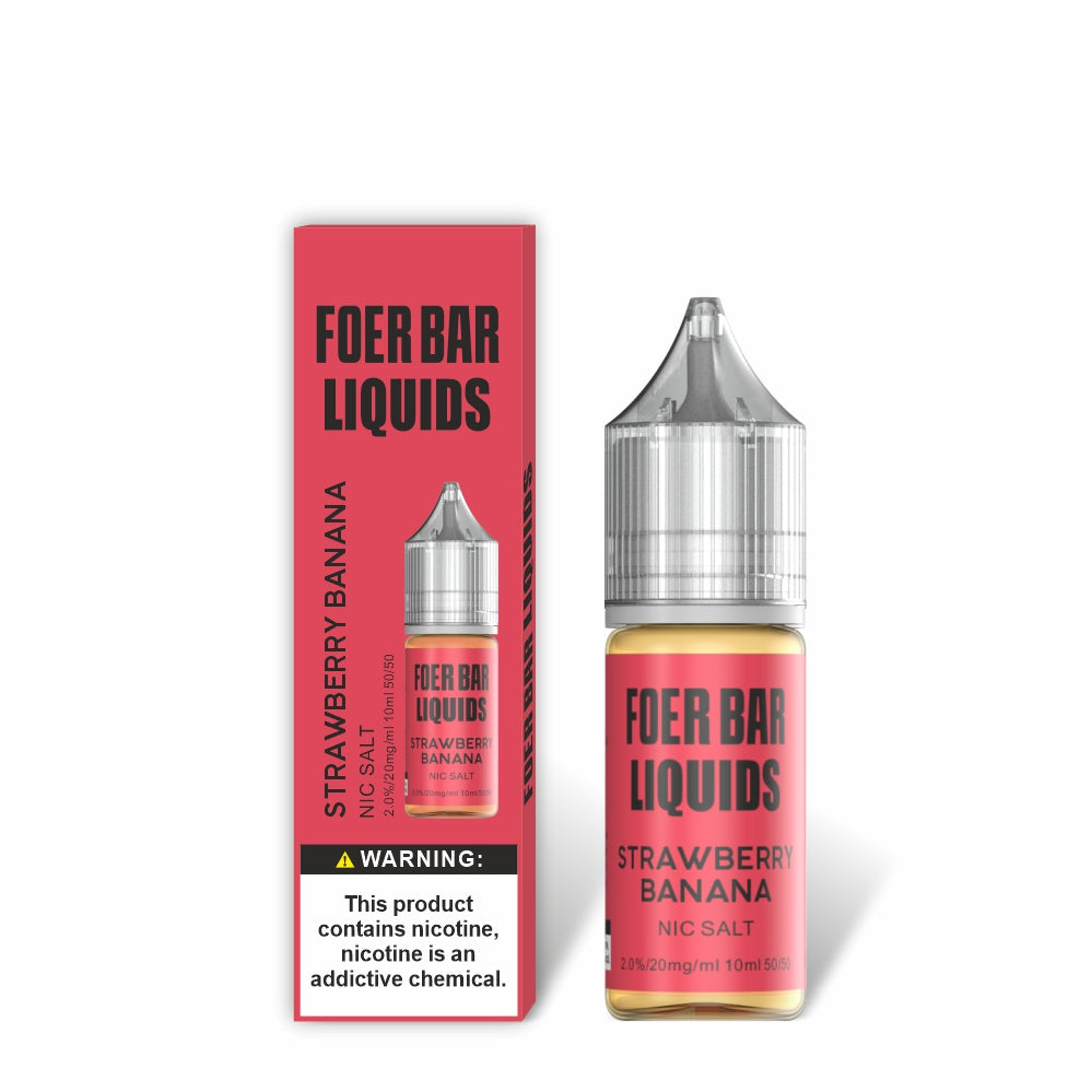FOER BAR LIQUIDS 10ML - STRAWBERRY BANANA