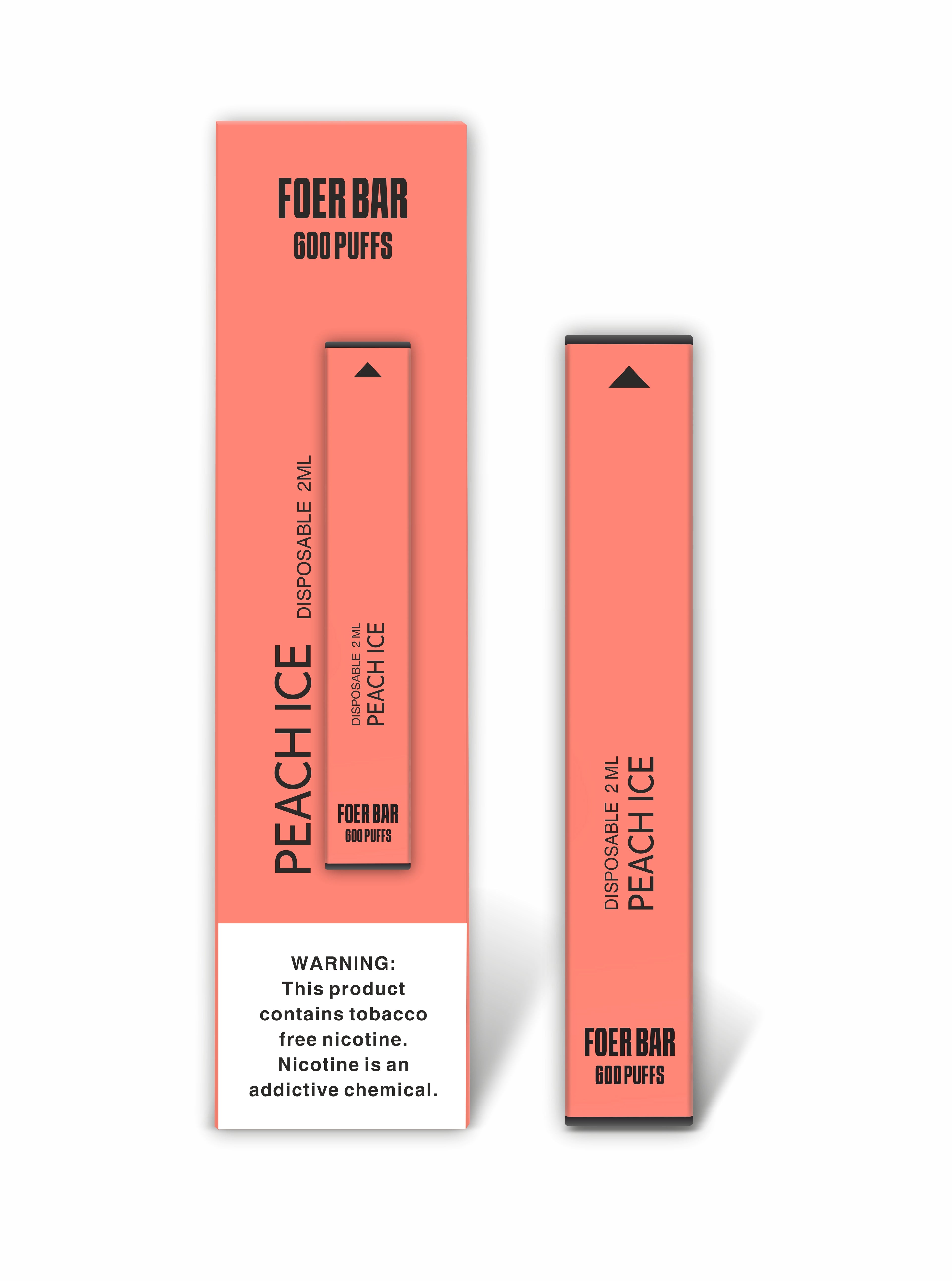 FOER BAR 600 PUFFS-PEACH ICE