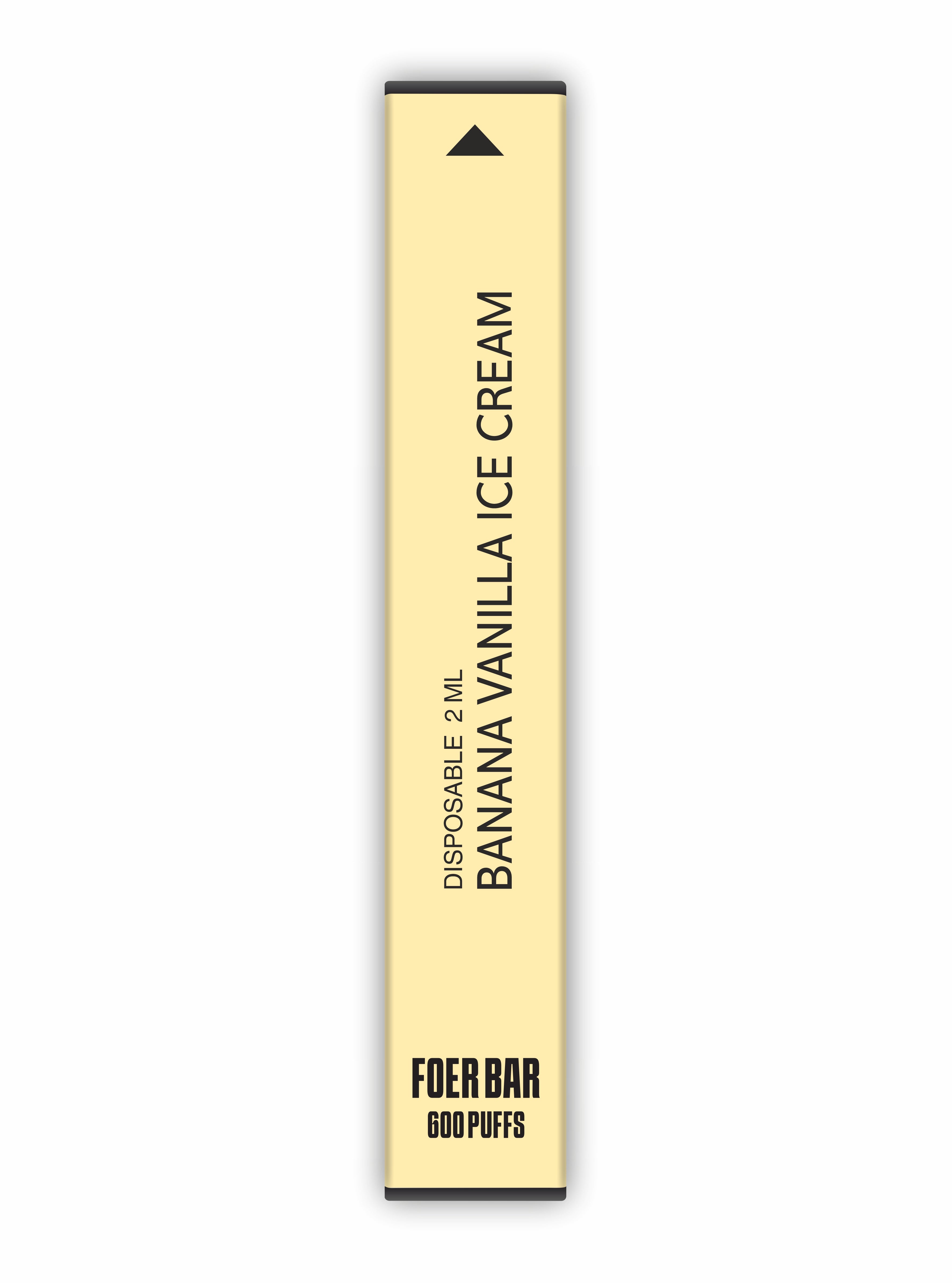 FOER BAR 600 PUFFS-BANANA VANILLA ICE CREAM