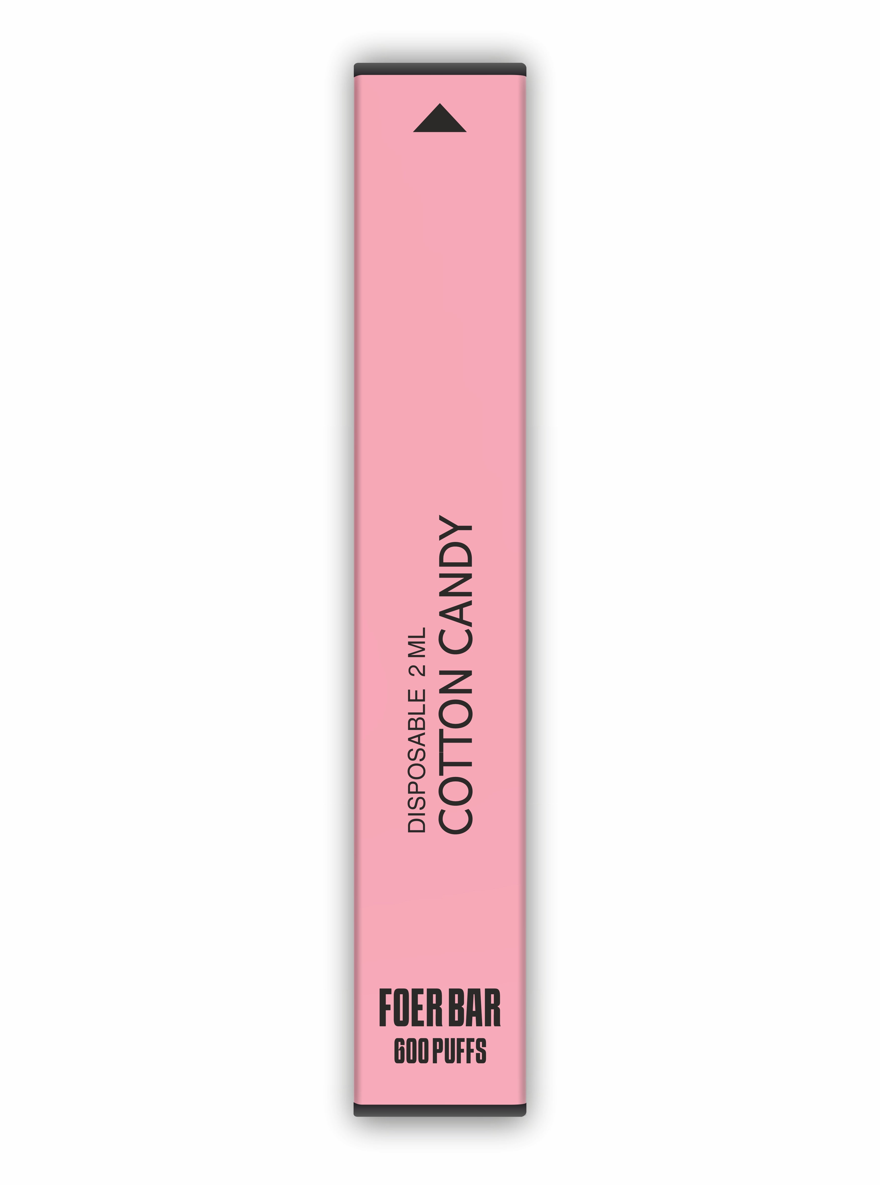 FOER BAR 600 PUFFS-COTTON CANDY