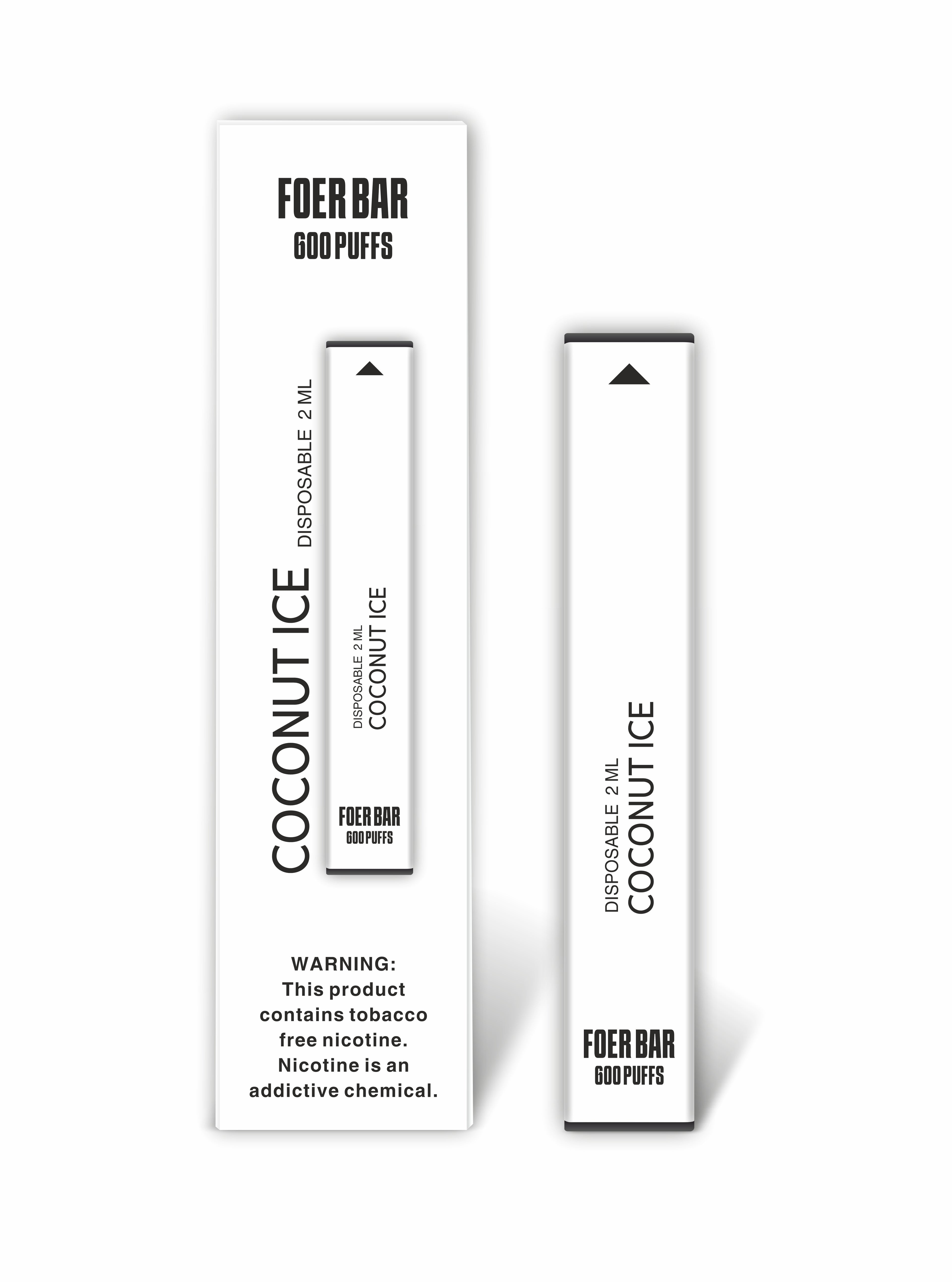 FOER BAR 600 PUFFS-COCONUT ICE