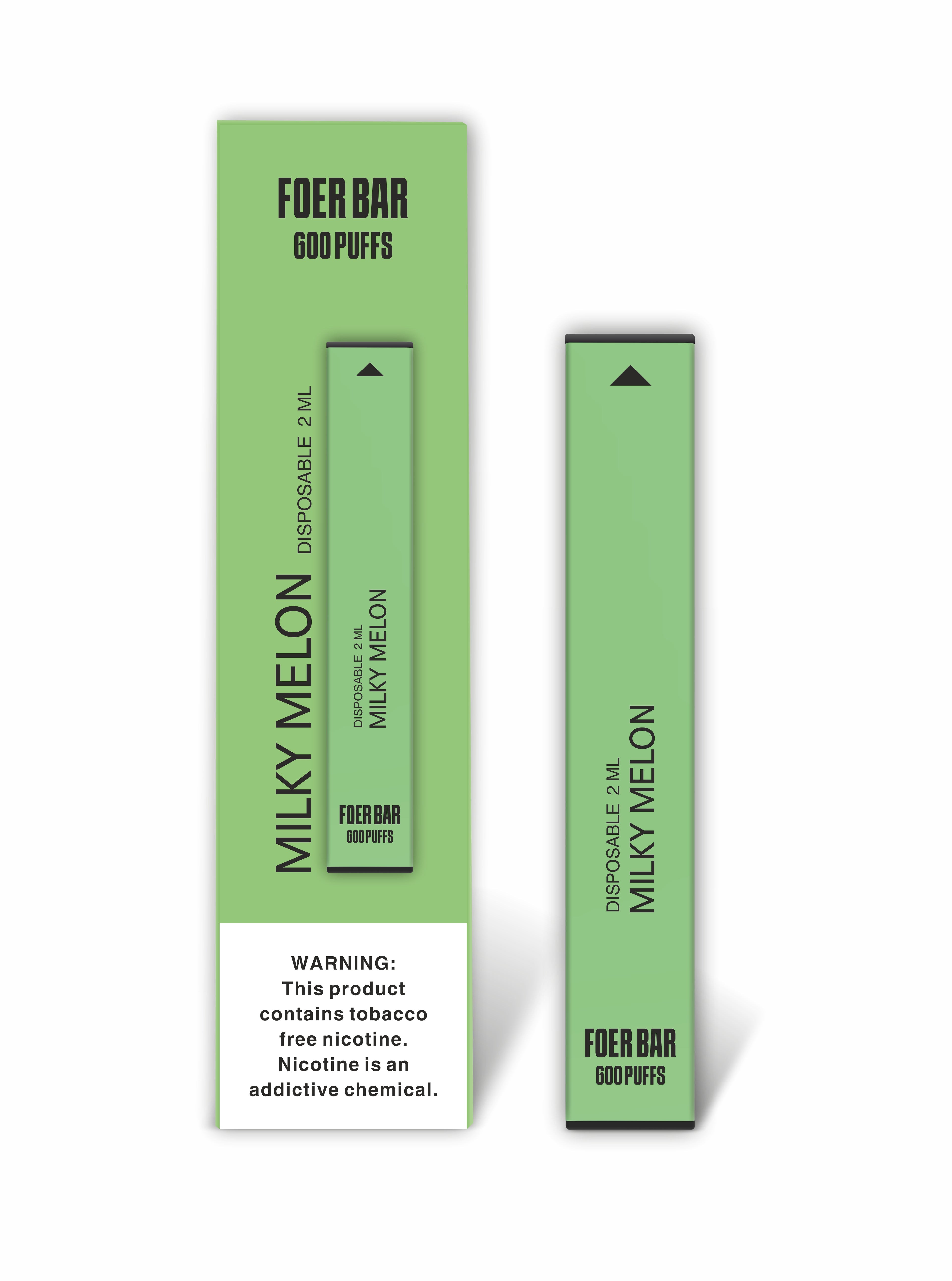 FOER BAR 600 PUFFS-MILKY MELON