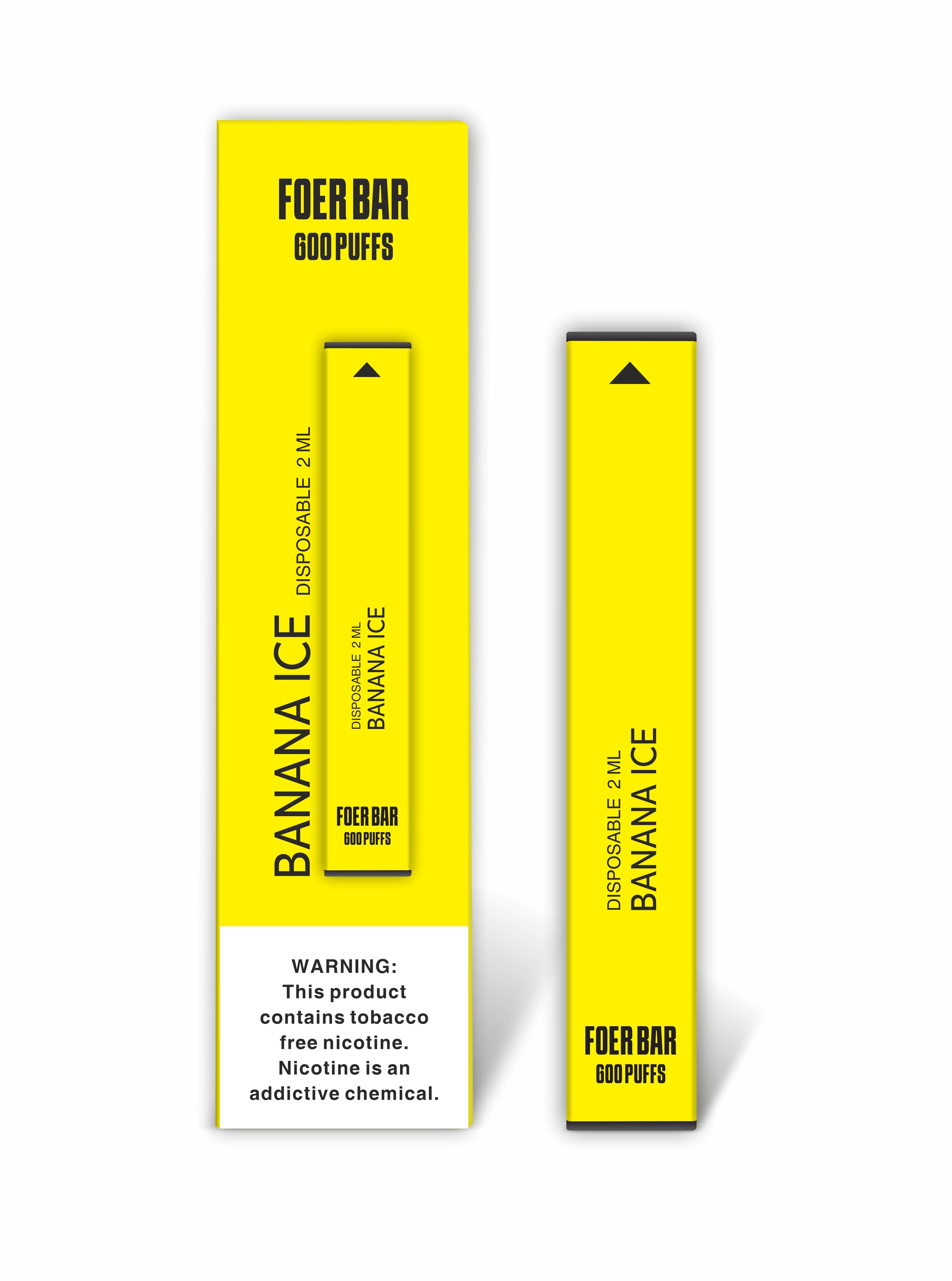 FOER BAR 600 PUFFS-BANANA ICE