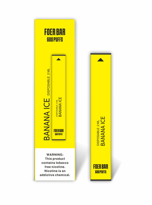 FOER BAR 600 PUFFS-BANANA ICE