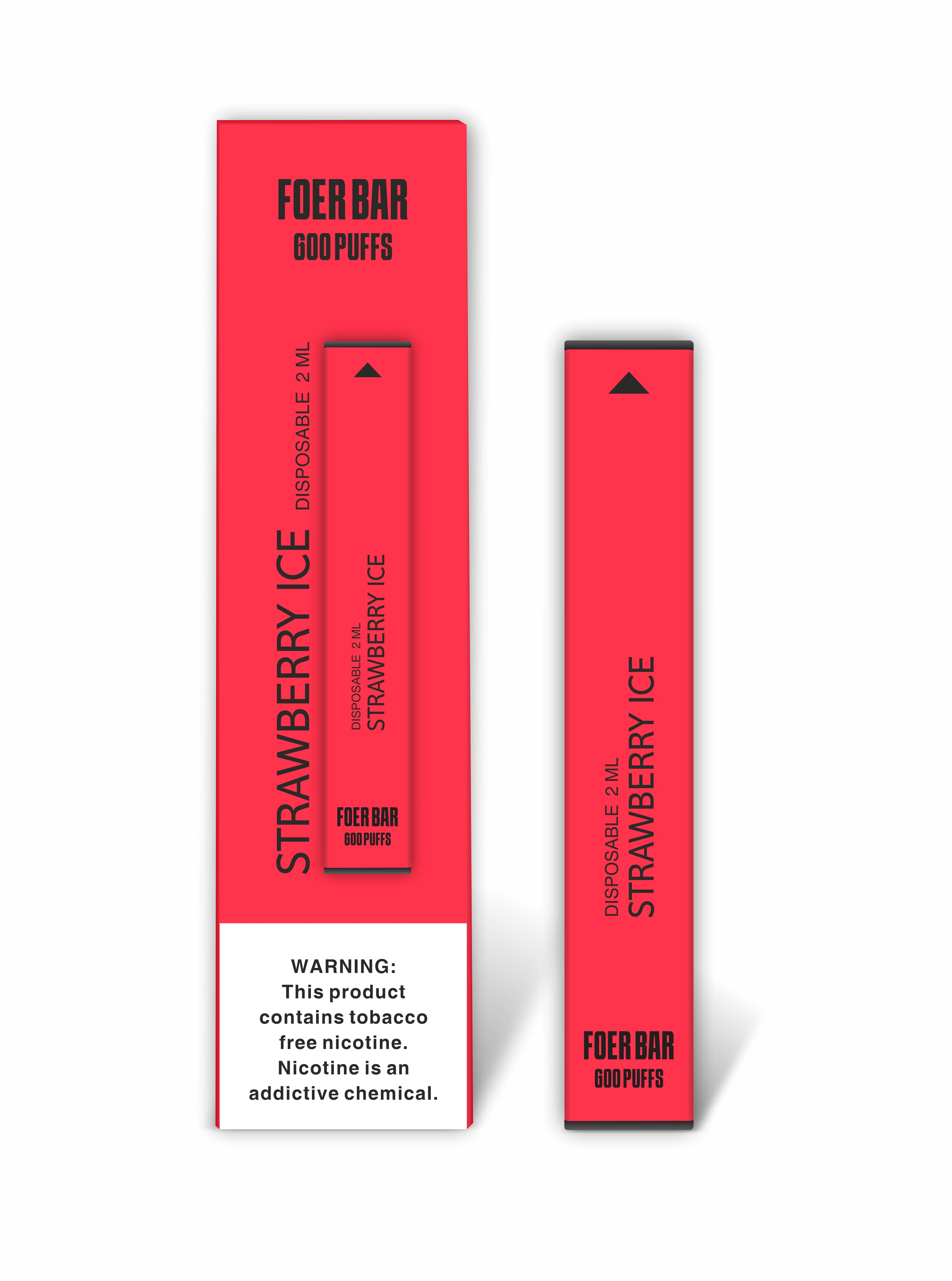 FOER BAR 600 PUFFS-STRAWBERRY ICE