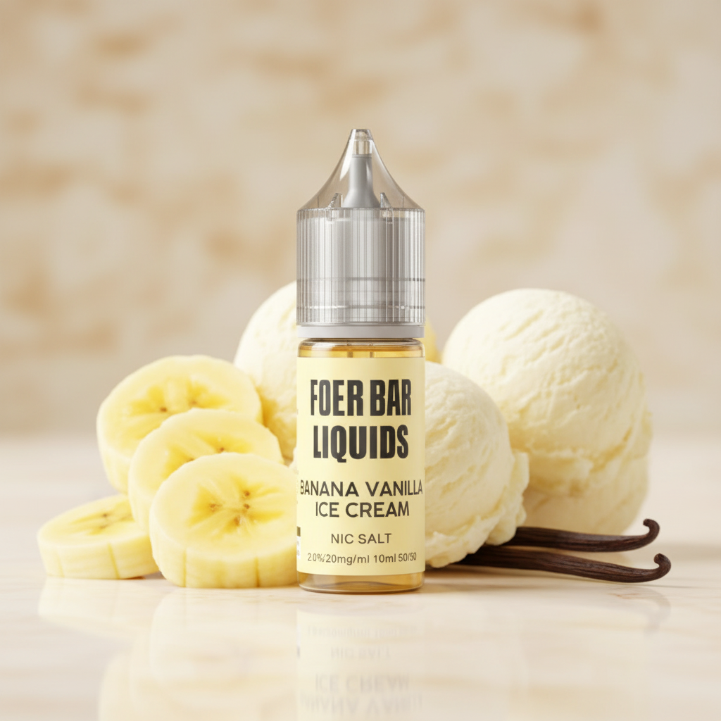 Banana Vanilla Ice Cream Liquid