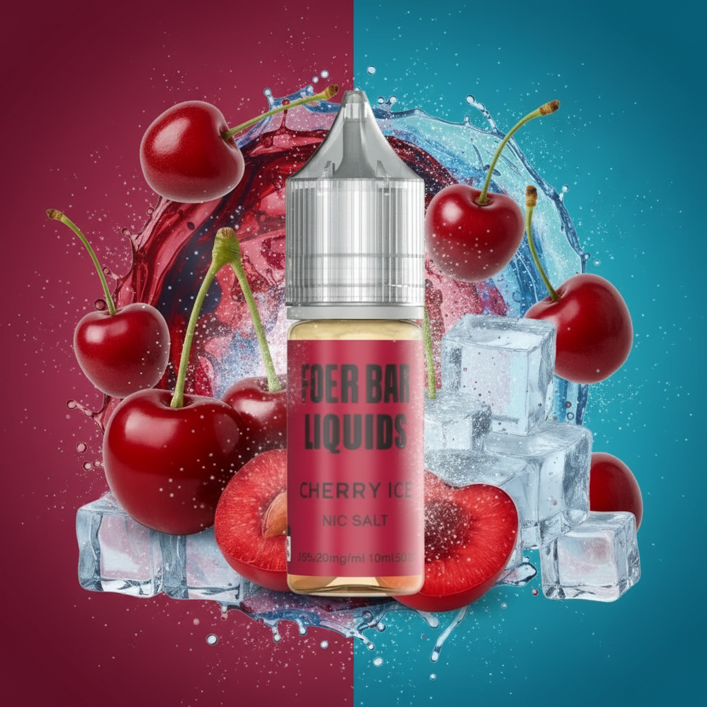 Cherry Ice Liquid - New Background
