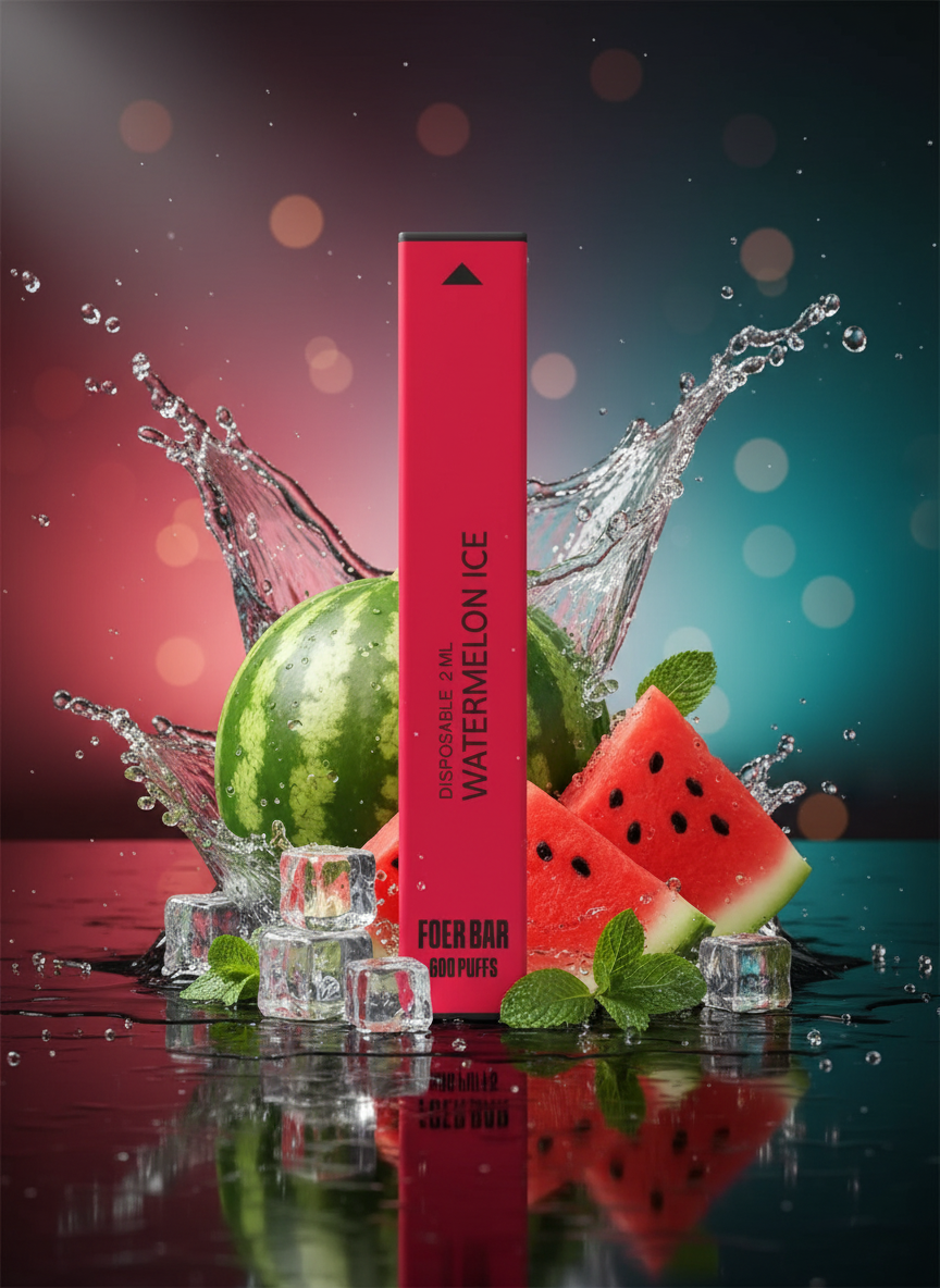 Watermelon Ice Vape - Closer View